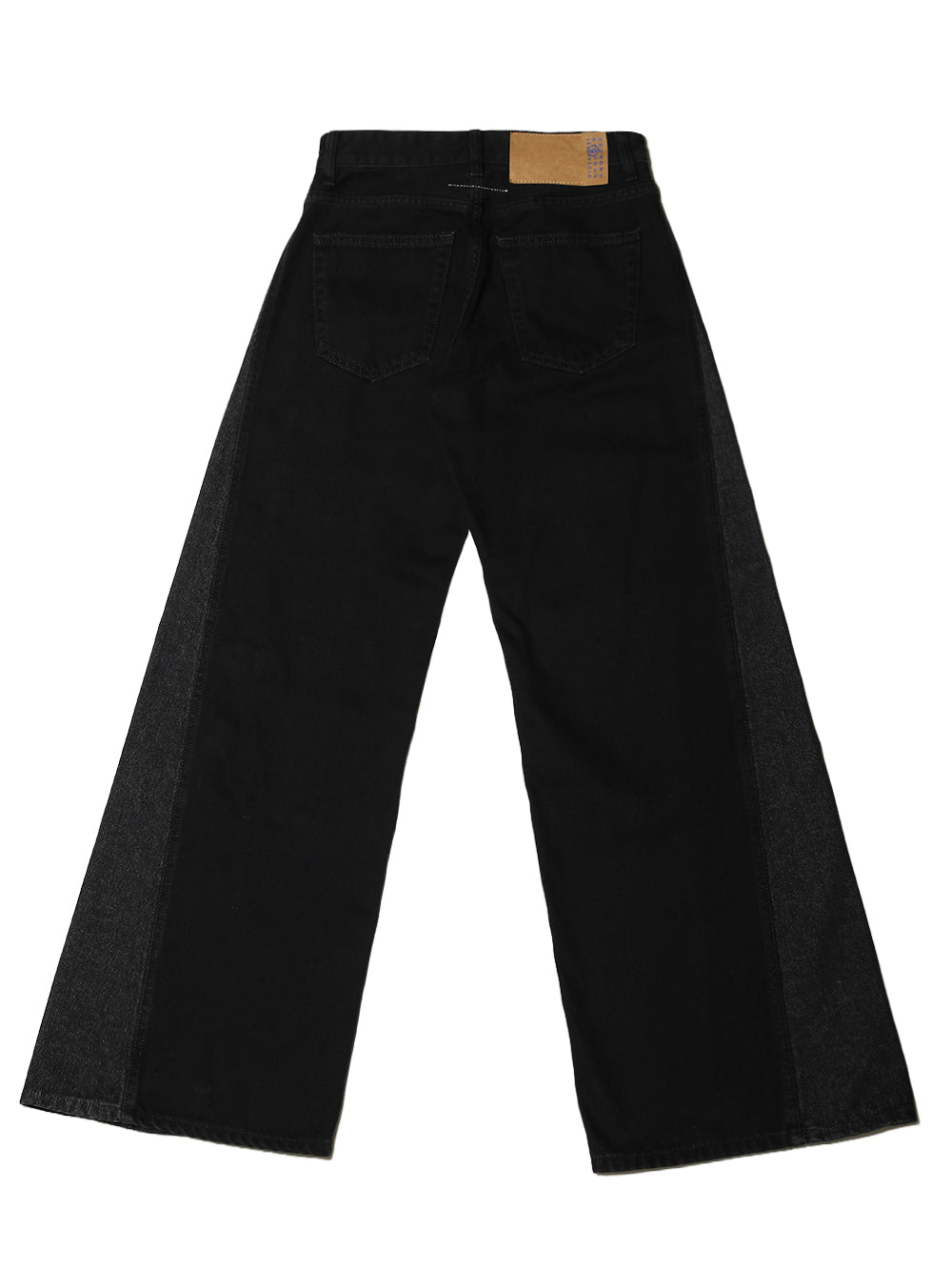 MM6 Maison Margiela-WIDE LEG 5 POCKETS DENIM TROUSERS-