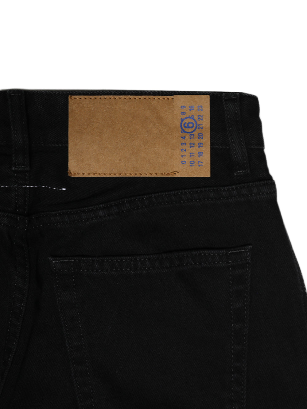 MM6 Maison Margiela-WIDE LEG 5 POCKETS DENIM TROUSERS-