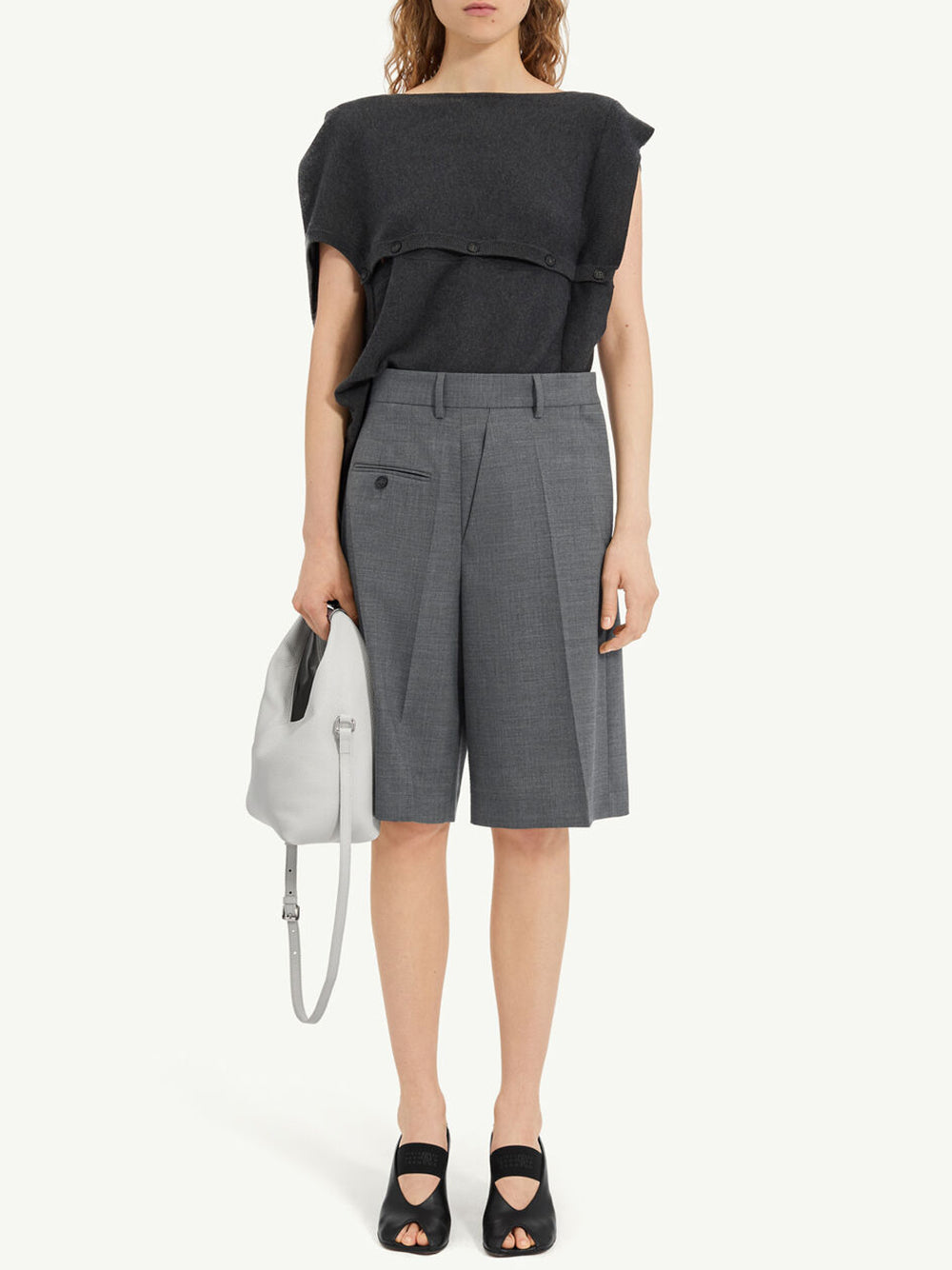 MM6 Maison Margiela-Wool blend shorts-