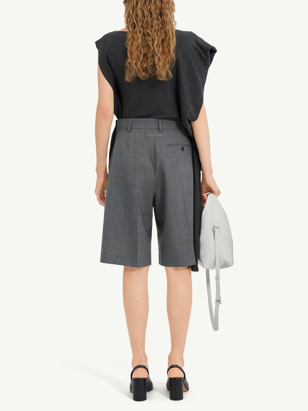 MM6 Maison Margiela-Wool blend shorts-