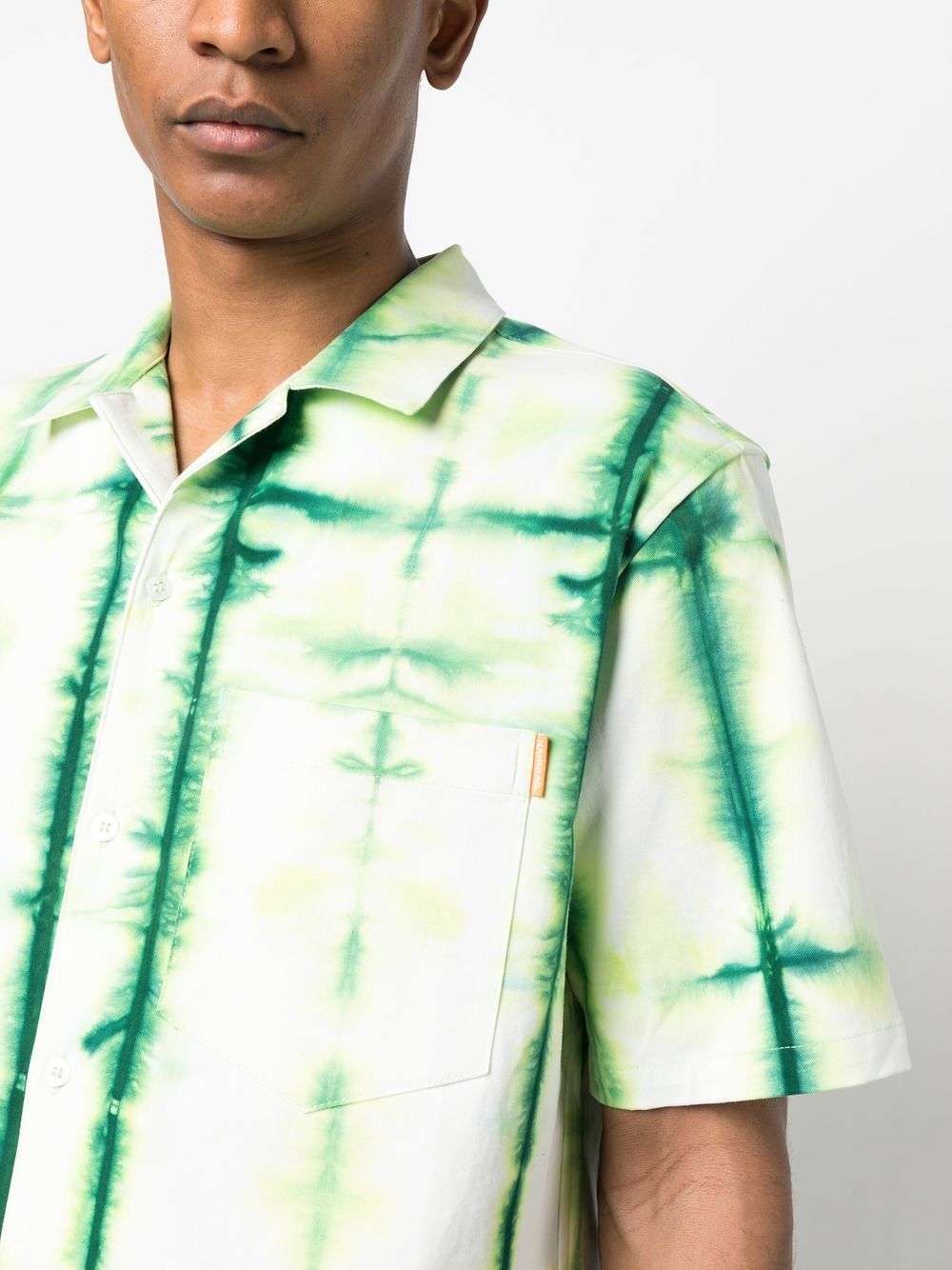 NAHMIAS-Tye Dye S/S Button Down-SS23W1SH4321 GREEN TYE DYE