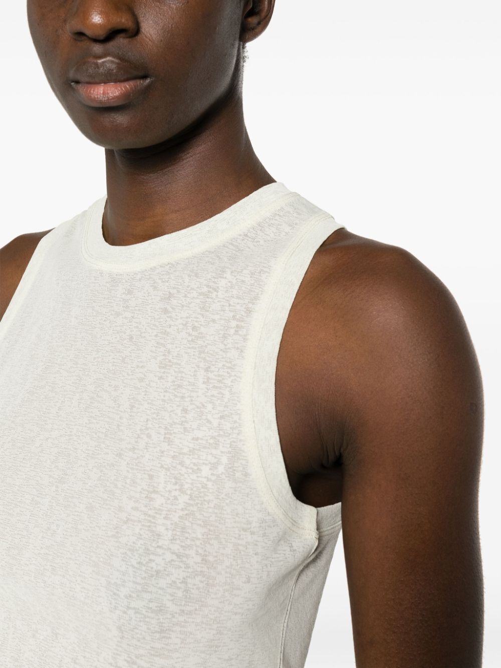 NANUSHKA-ANNEKE TANK TOP-NW24RSTP00600 WHITE WAX