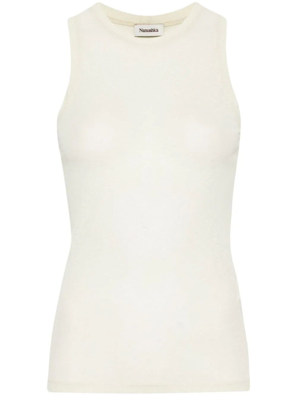 NANUSHKA-ANNEKE TANK TOP-NW24RSTP00600 WHITE WAX