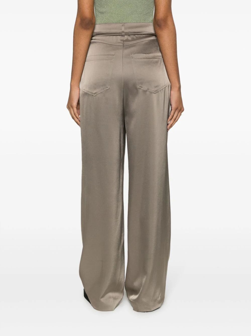 NANUSHKA-SATO DRAWSTRING TROUSERS-NW24RSPA02394 CLAY