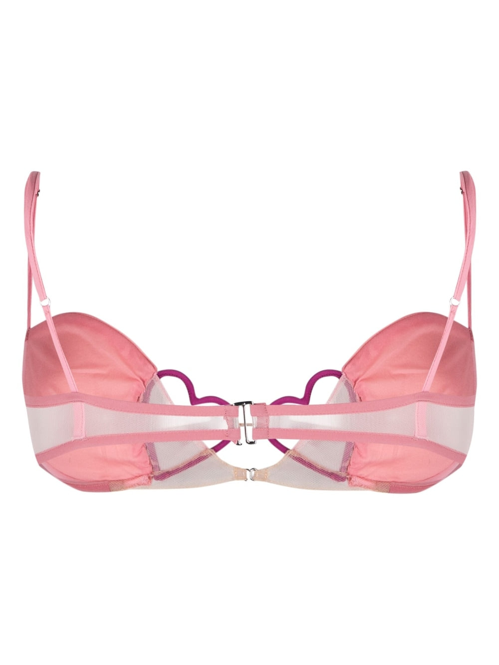 NENSI DOJAKA-HEART PADDED BRA WITH GATHERED CUP-NDSS23LIN001 BLOSSM