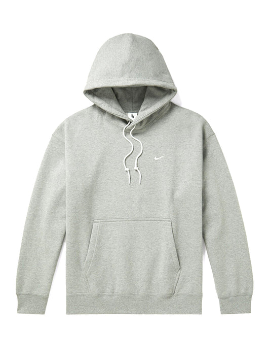 NIKE-Solo Swoosh Fleece Pullover Hoodie-