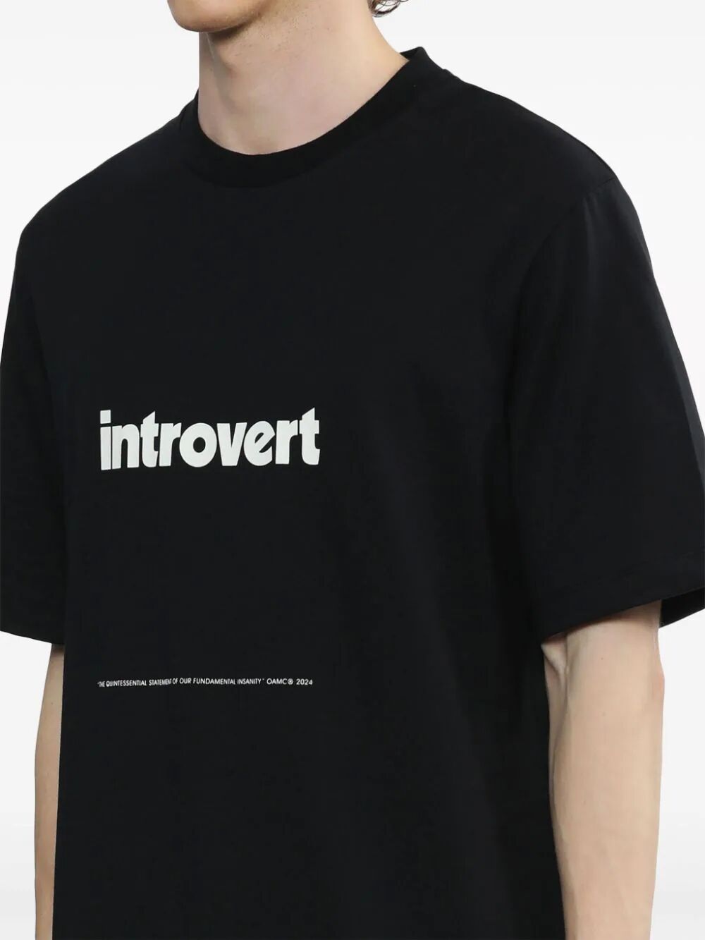 OAMC-INTROVERT PRINTED T-SHIRT-24E28OAJ17 COT00914 001