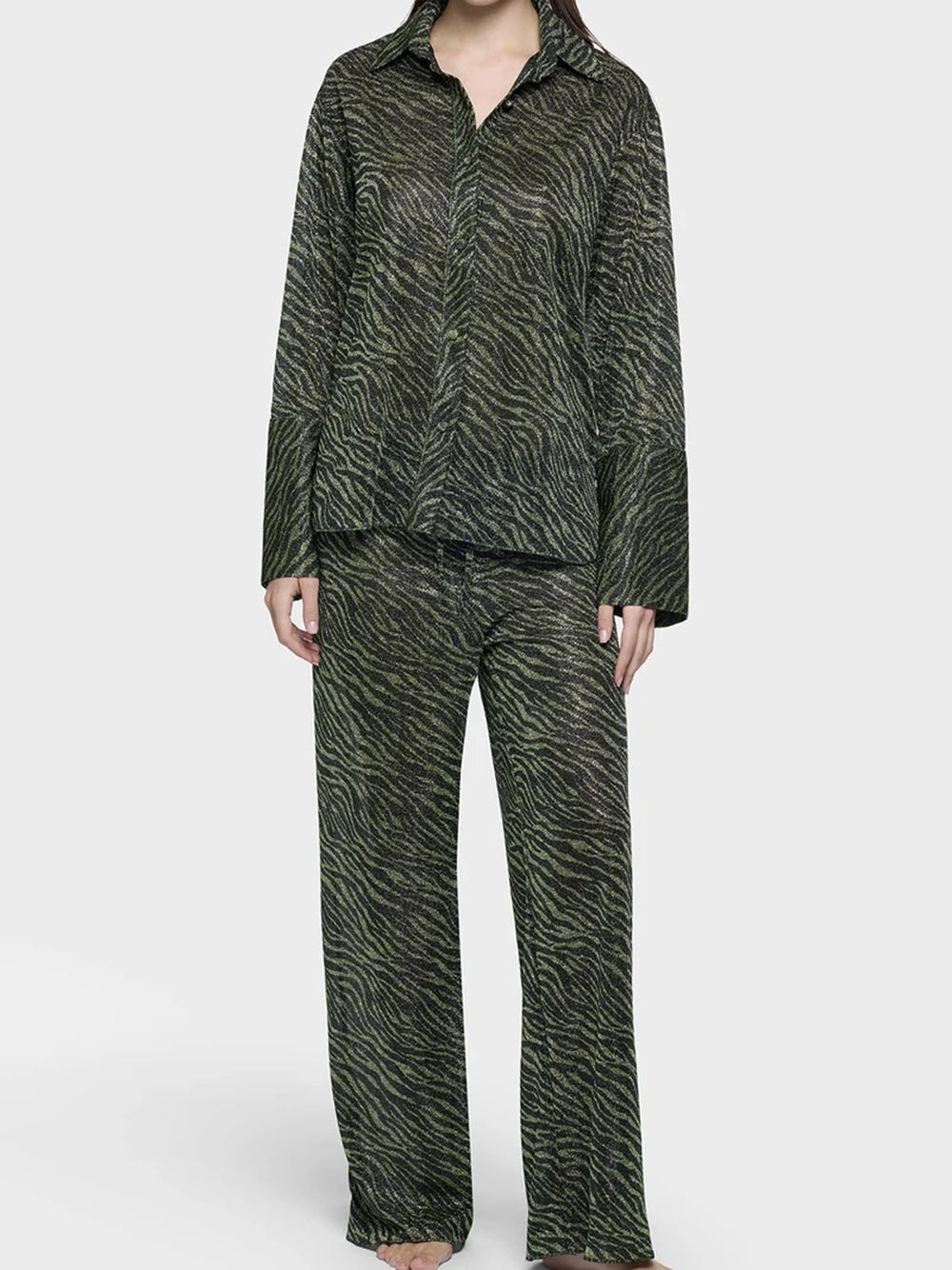 OSEREE SWIMWEAR-ANIMALIER LONG PANTS-