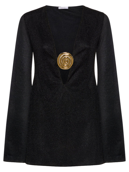 OSEREE SWIMWEAR-LUMIERE SPIRAL KAFTAN-