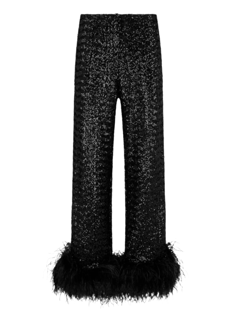 OSEREE SWIMWEAR-PAILLETTES PLUMAGE LONG PANTS-
