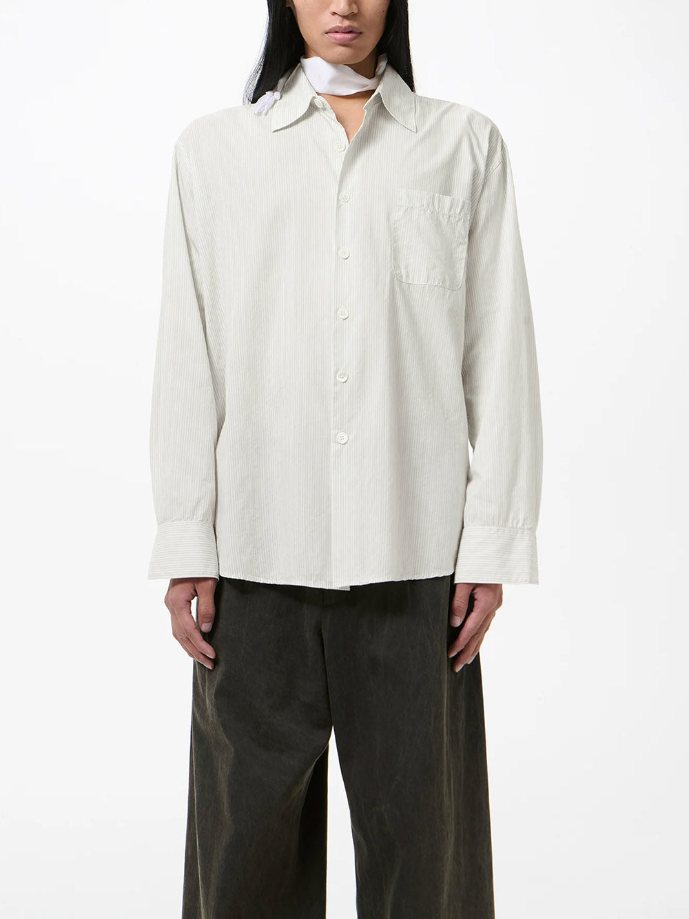 OUR LEGACY-ABOVE SHIRT-M2262AI INDEX STRIPE COOLTHREAD CLOTH – Dope