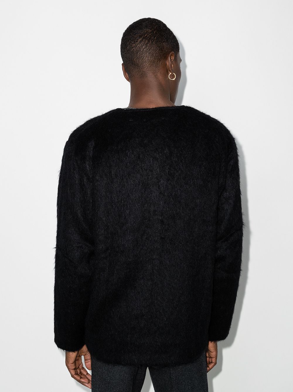 OUR LEGACY-CARDIGAN-M4206CBM BLACK MOHAIR – Dope