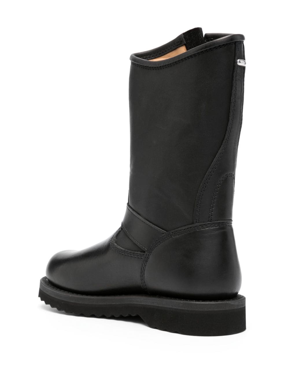 OUR LEGACY-CORRAL BOOT-A4227BB BLACK LEATHER