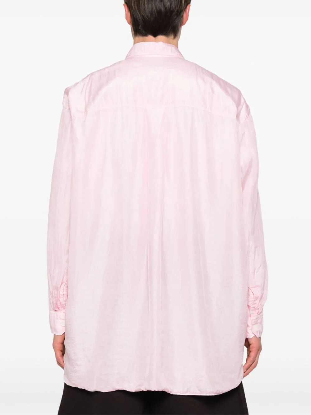 OUR LEGACY-DARLING SILK SHIRT-M2242DBP BABY PINK COTTON SILK