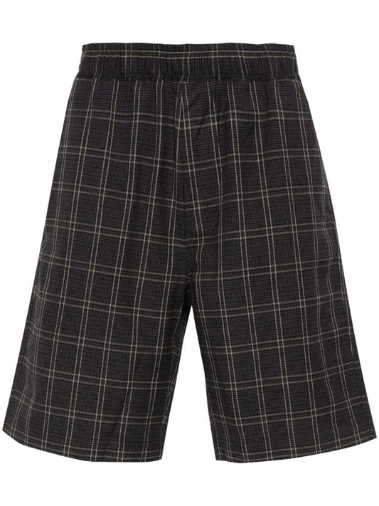 OUR LEGACY-DRAPE CHECK SHORTS-M2244DN DINNER DATE CHECK