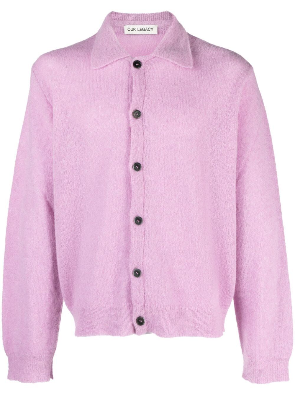 OUR LEGACY-EVENING POLO-M4233EM CANDYFLOSS FUZZY ALPACA