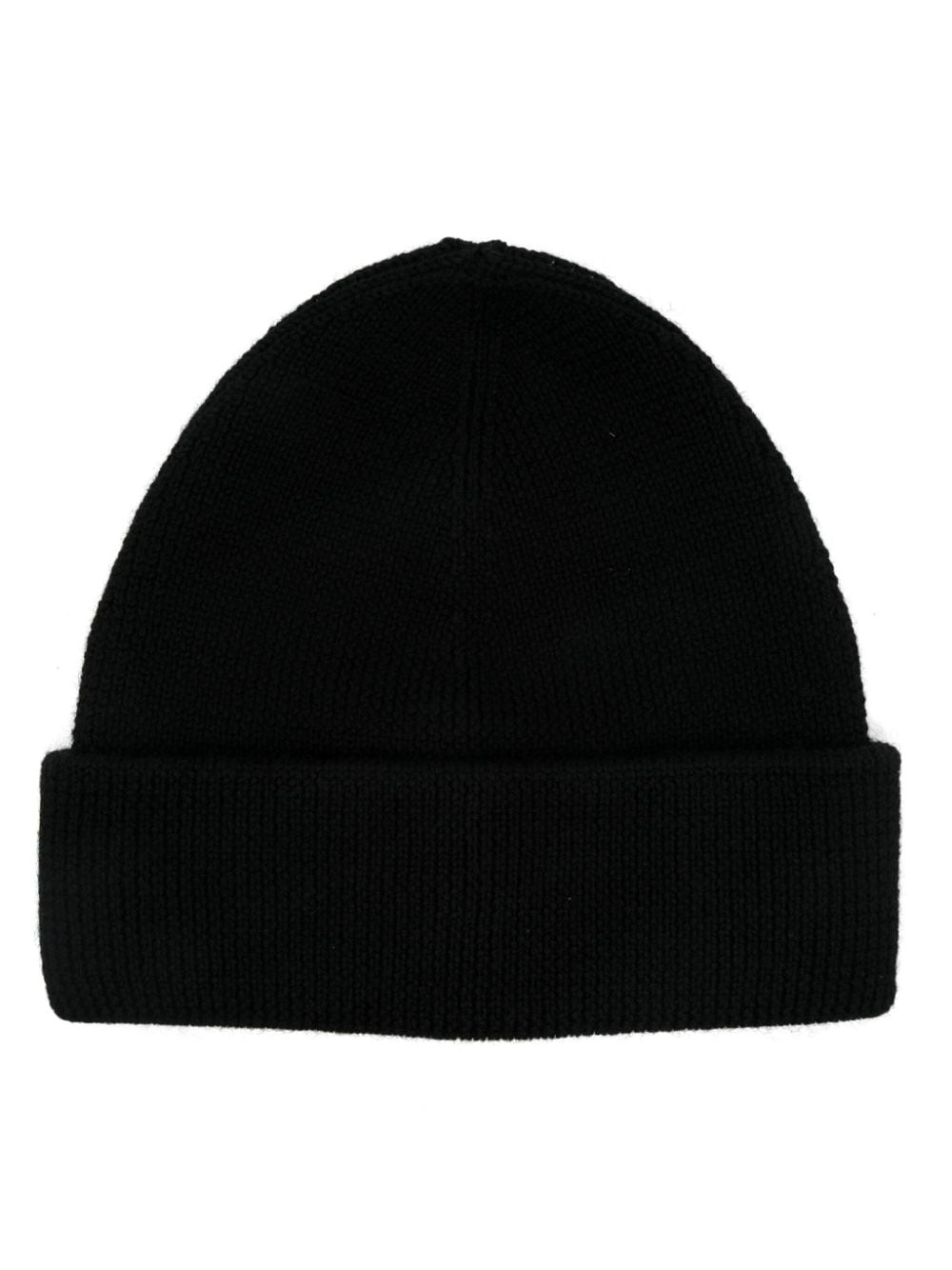 OUR LEGACY-KNIT HAT-A4248BBR BLACK RUSTIC MERINO