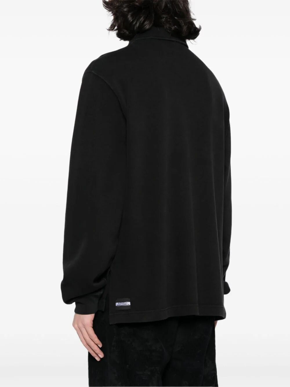 OUR LEGACY-LAD SWEATSHIRT-M2246LW WORN BLACK ATHLETIC RIB