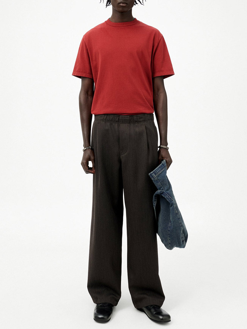 OUR LEGACY-LEISURE TROUSER-M4254LH HAVANA BROWN CHAIN WOOL – Dope