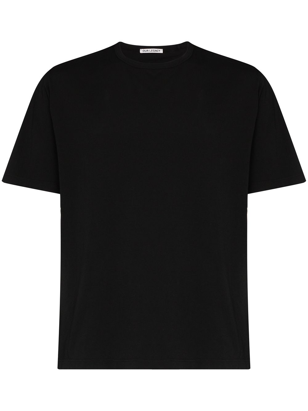 OUR LEGACY-NEW BOX T-SHIRT-M2206NBL BLACK CLEAN JERSEY