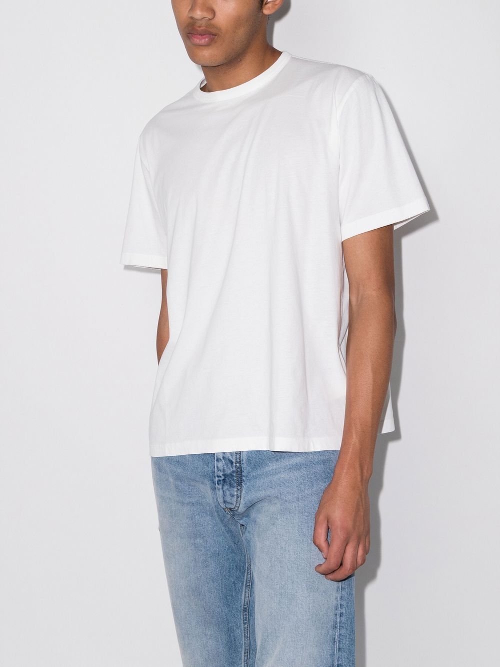 OUR LEGACY-NEW BOX T-SHIRT-M2206NW WHITE CLEAN JERSEY