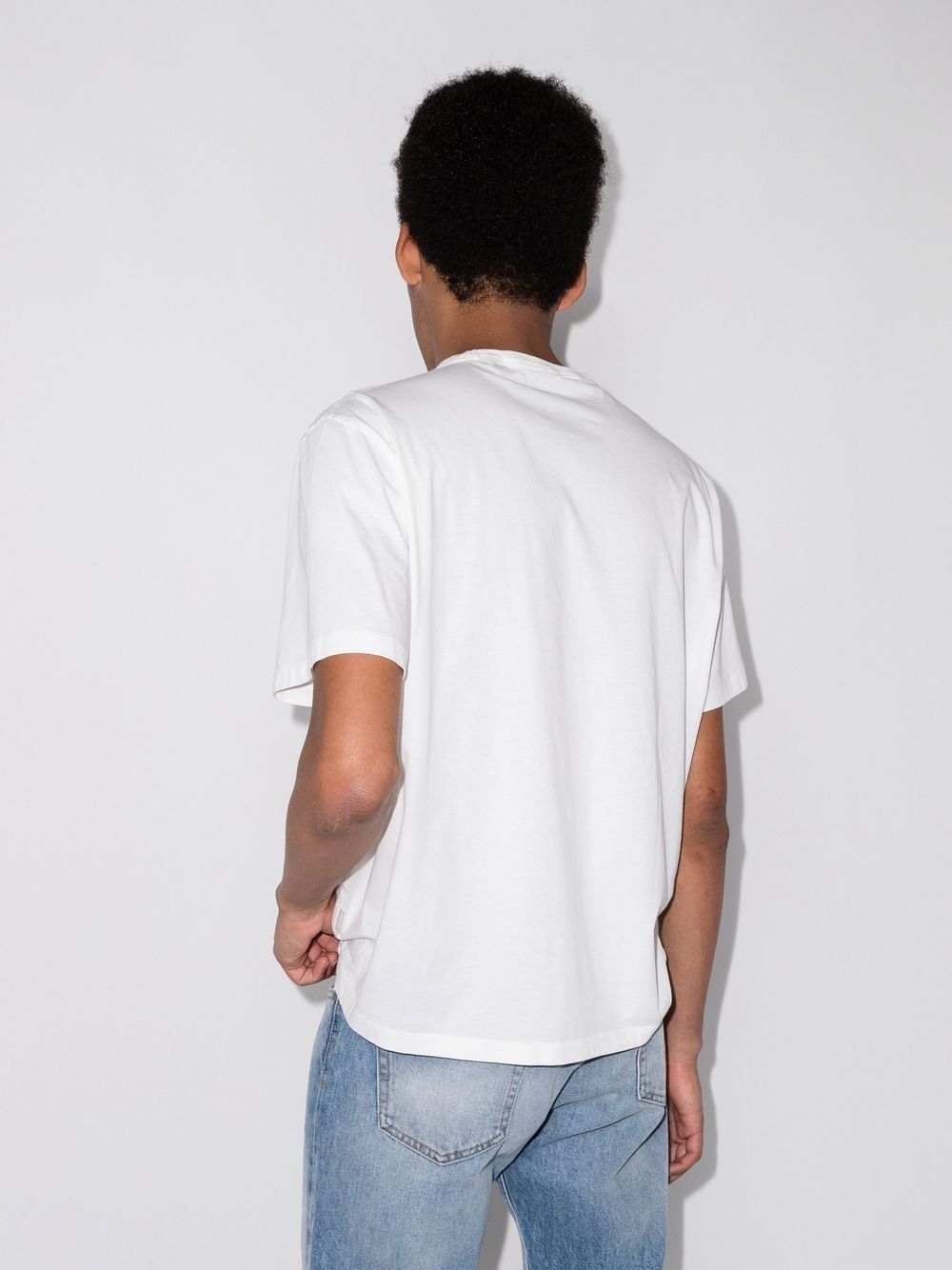 OUR LEGACY-NEW BOX T-SHIRT-M2206NW WHITE CLEAN JERSEY