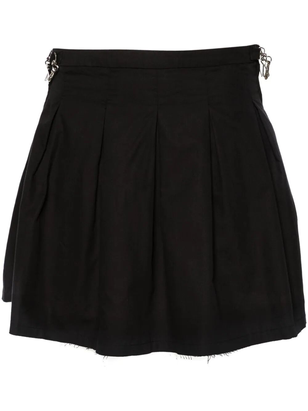 OUR LEGACY-OBJECT SKIRT-W2244OBP BLACK PEACHED CUPRO POPLIN