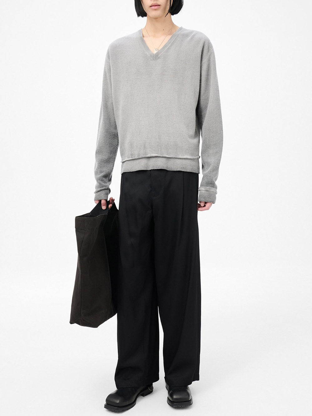 OUR LEGACY-PARALLEL V-NECK-