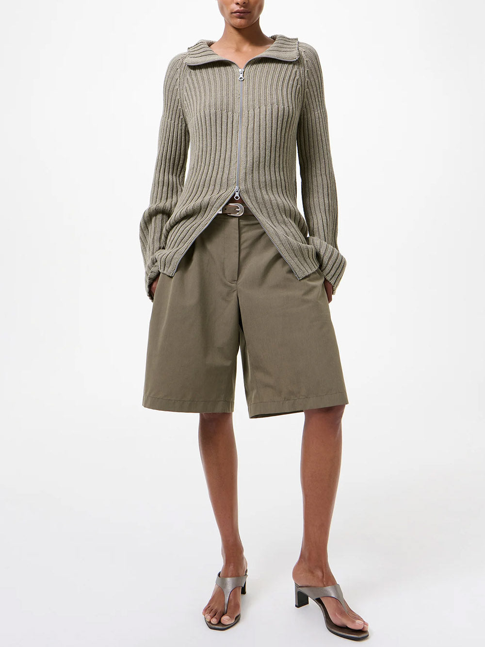 OUR LEGACY-PONTE SHORTS-