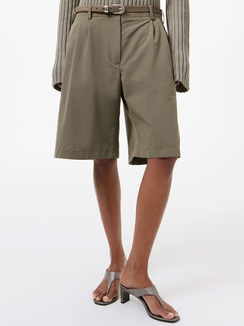 OUR LEGACY-PONTE SHORTS-