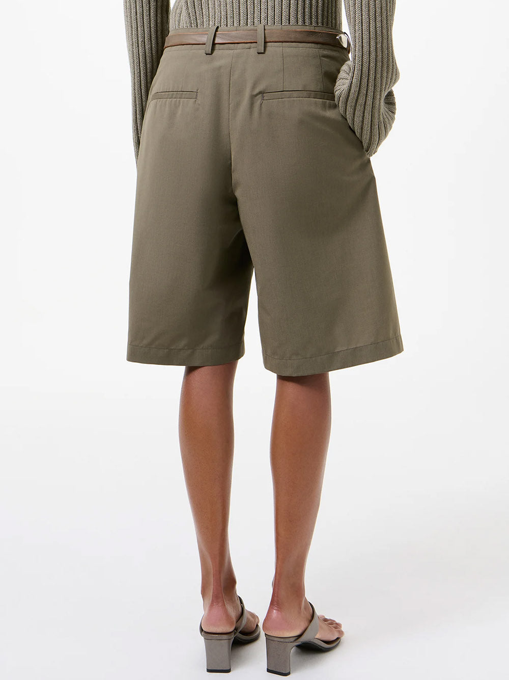 OUR LEGACY-PONTE SHORTS-
