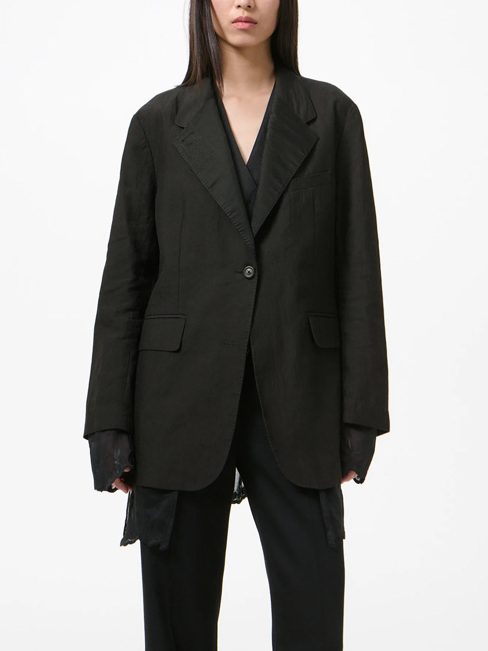 OUR LEGACY-REVERSIBLE DRIP BLAZER-