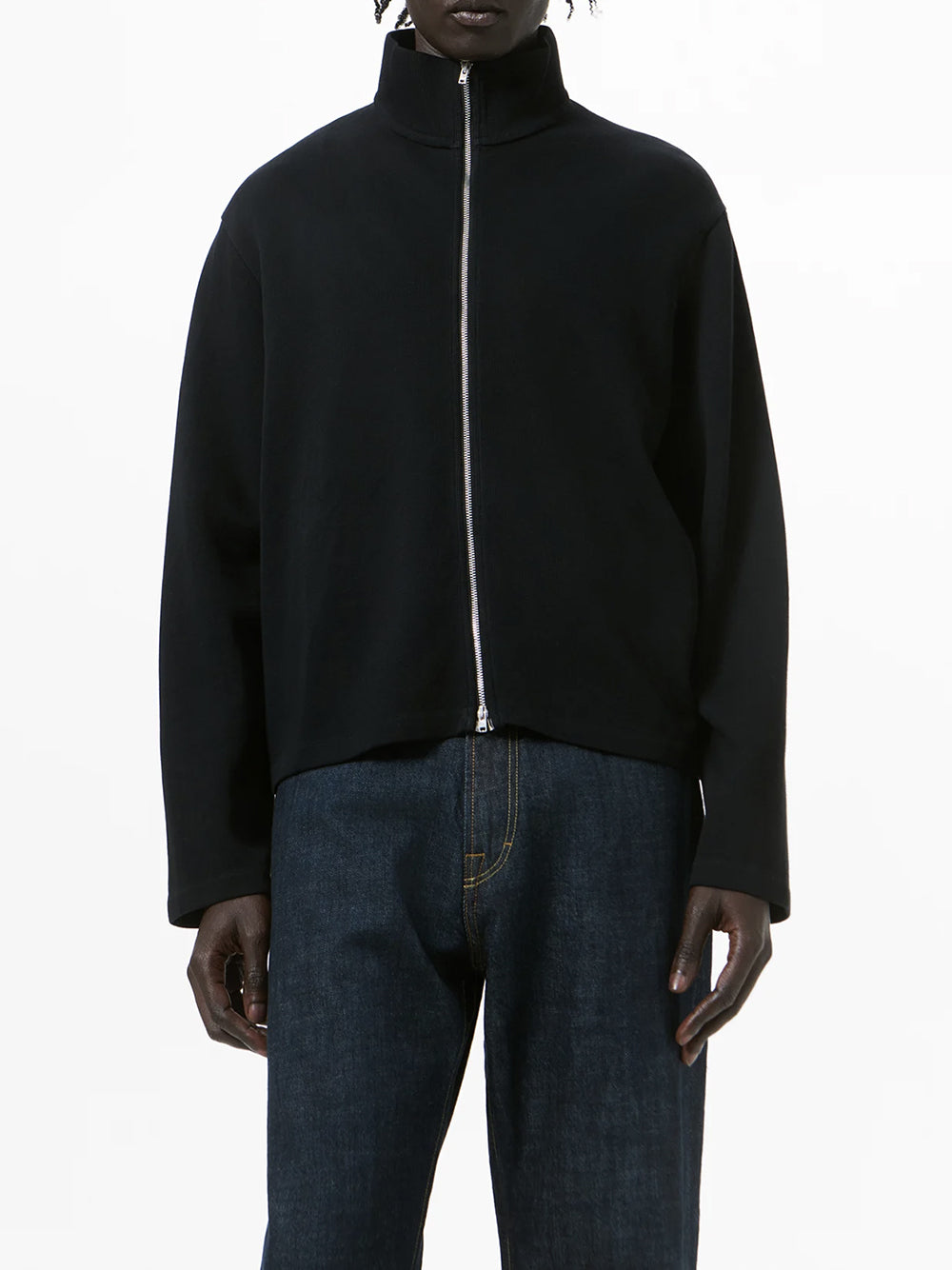 OUR LEGACY-SHRUNKEN FULLZIP-M2266SBA BLACK ATHLETIC RIB – Dope
