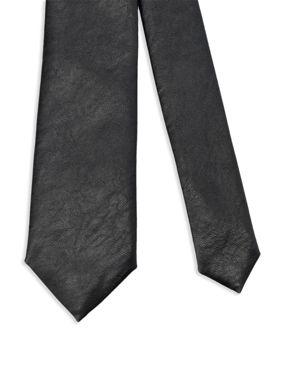 小物 Our Legacy TIE Black Real Fake Leather Our Legacy - Tie Black Real Fake Leather