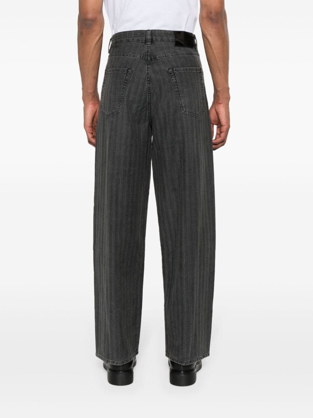 OUR LEGACY-VAST CUT TROUSERS-M2245VT WASHED GREY TORINO STRIPE