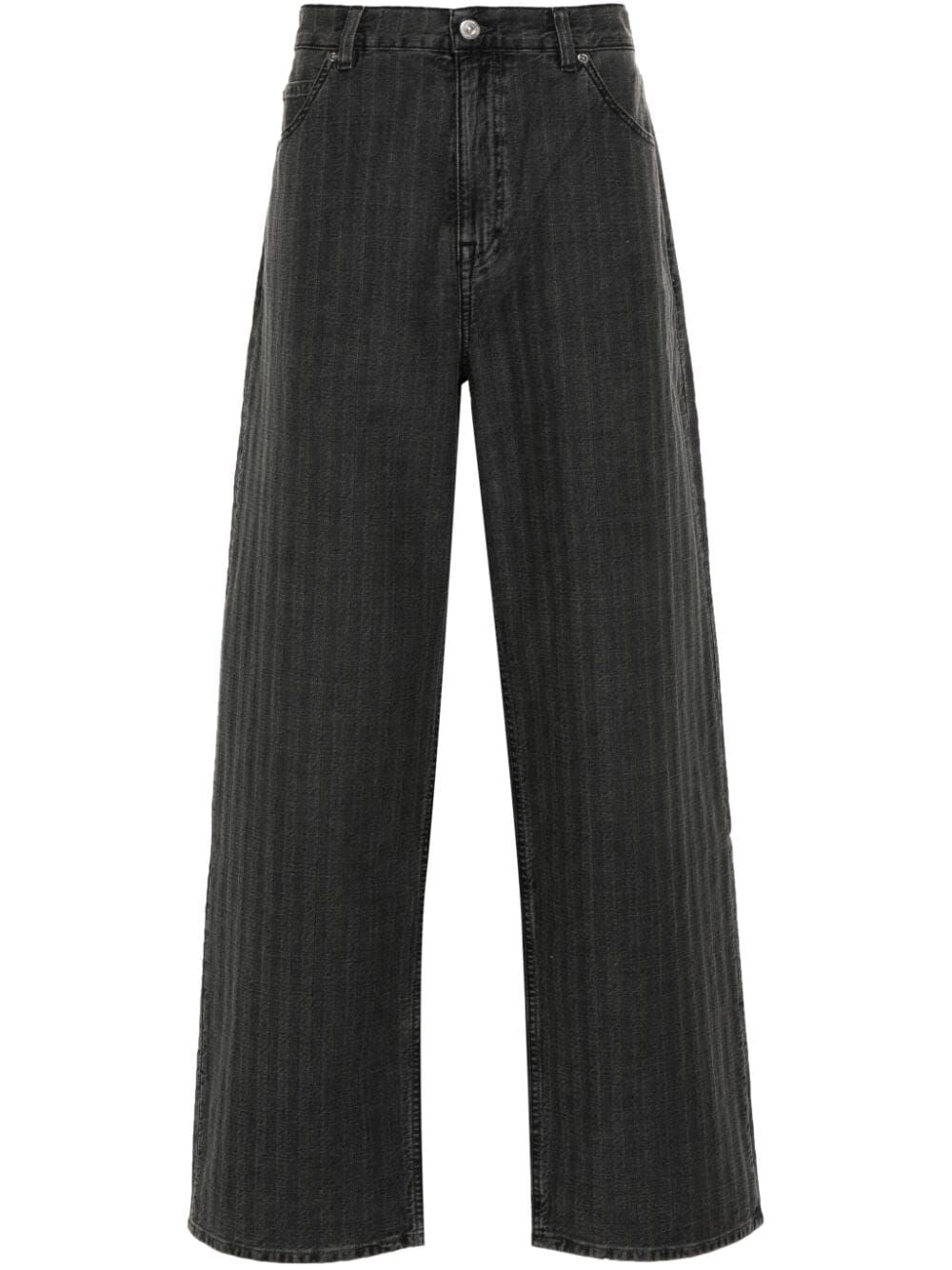 OUR LEGACY-VAST CUT TROUSERS-M2245VT WASHED GREY TORINO STRIPE