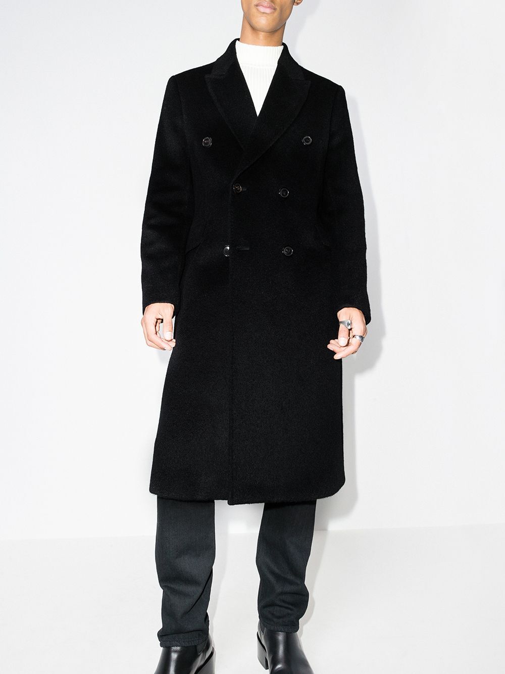 OUR LEGACY-WHALE COAT-M4201WB BLACK HAIRY WOOL – Dope