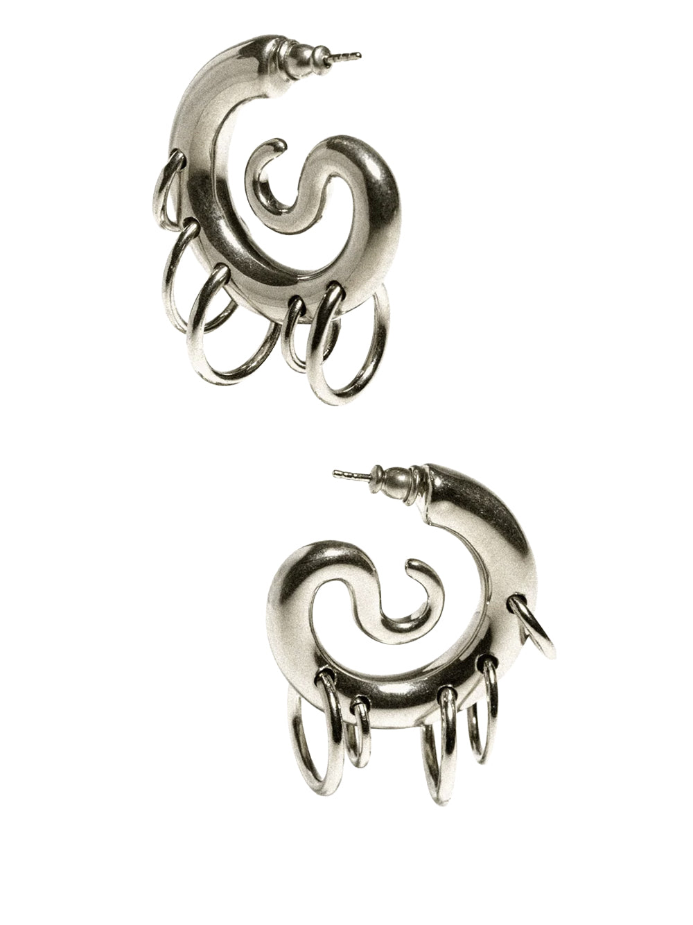 PANCONESI-Pierced Serpent Hoops-