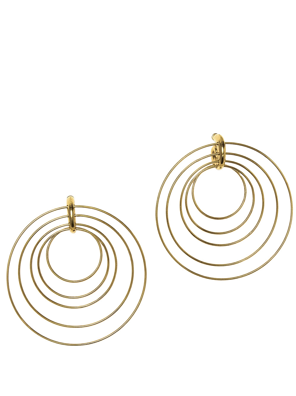 PANCONESI-Pierced Serpent Hoops Large-