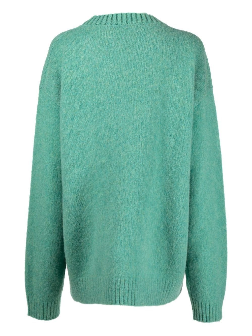 PAURA-ASIA CREWNECK SWEATER-08DP9025NO00760 WATER GREEN