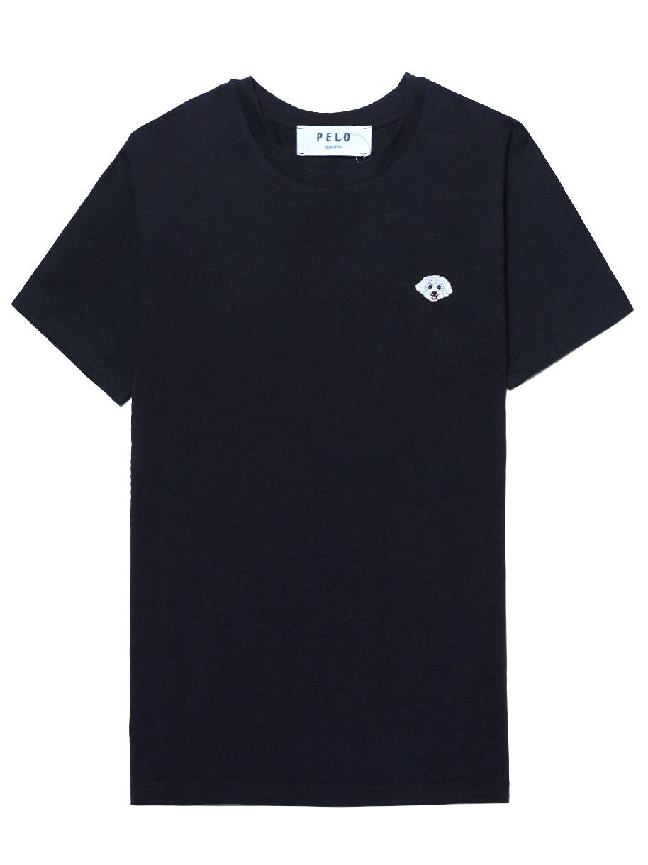 PELO FOUNDATION-dog-appliqué T-shirt-
