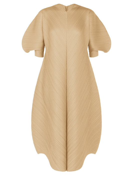 PLEATS PLEASE ISSEY MIYAKE-COAST DRESS-