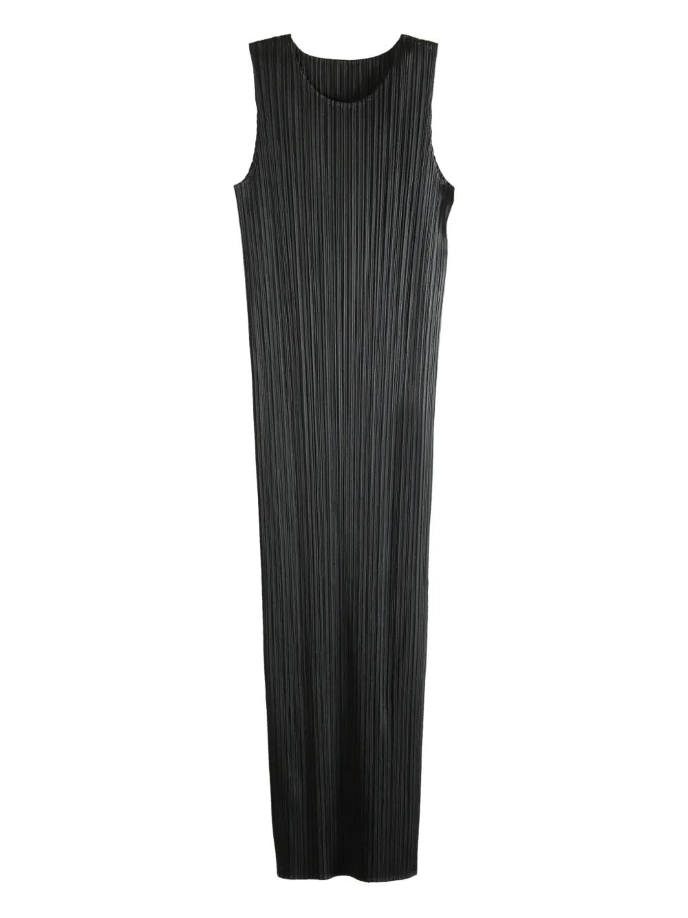 PLEATS PLEASE ISSEY MIYAKE-pleated sleeveless midi dress-