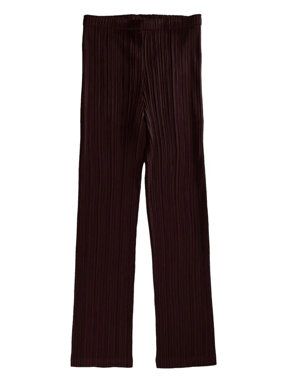 PLEATS PLEASE ISSEY MIYAKE-pleated split trousers-