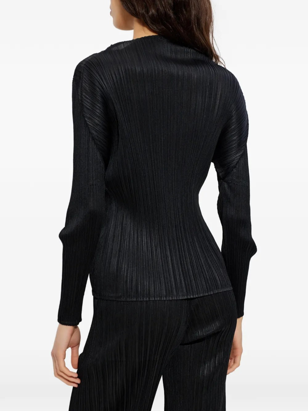 PLEATS PLEASE ISSEY MIYAKE-pleats long-sleeve top-