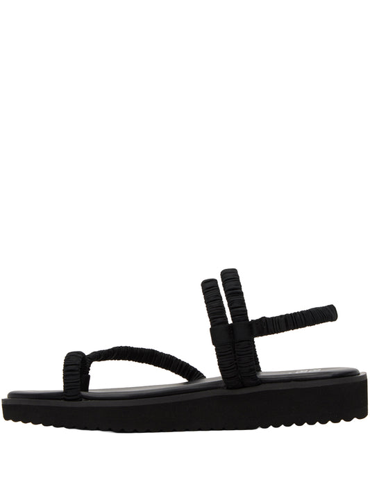 PLEATS PLEASE ISSEY MIYAKE-PLEATS STRAP SANDALS-