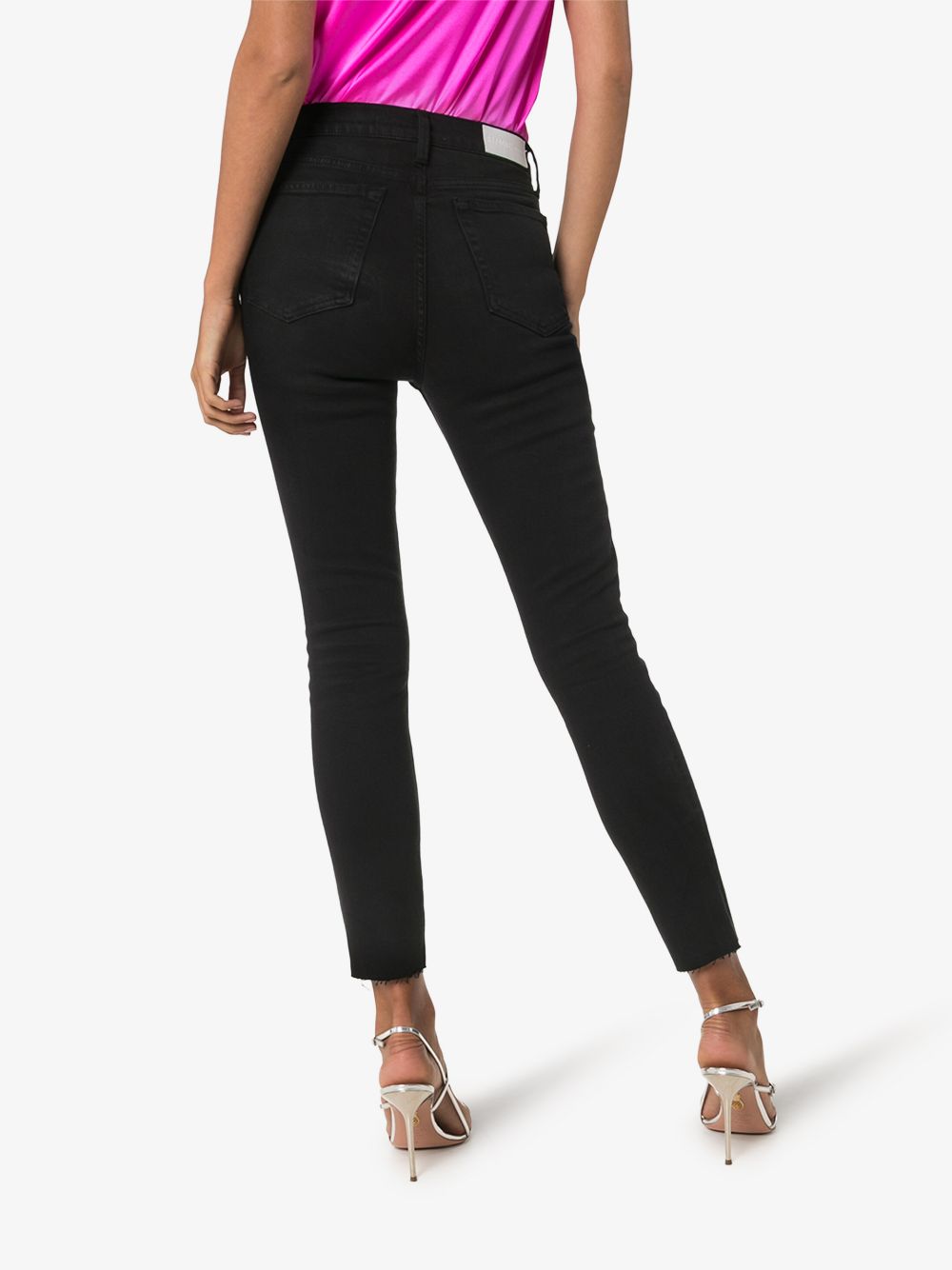 REDONE-90s High Rise Ankle Crop-189 3WHRAC BLACK