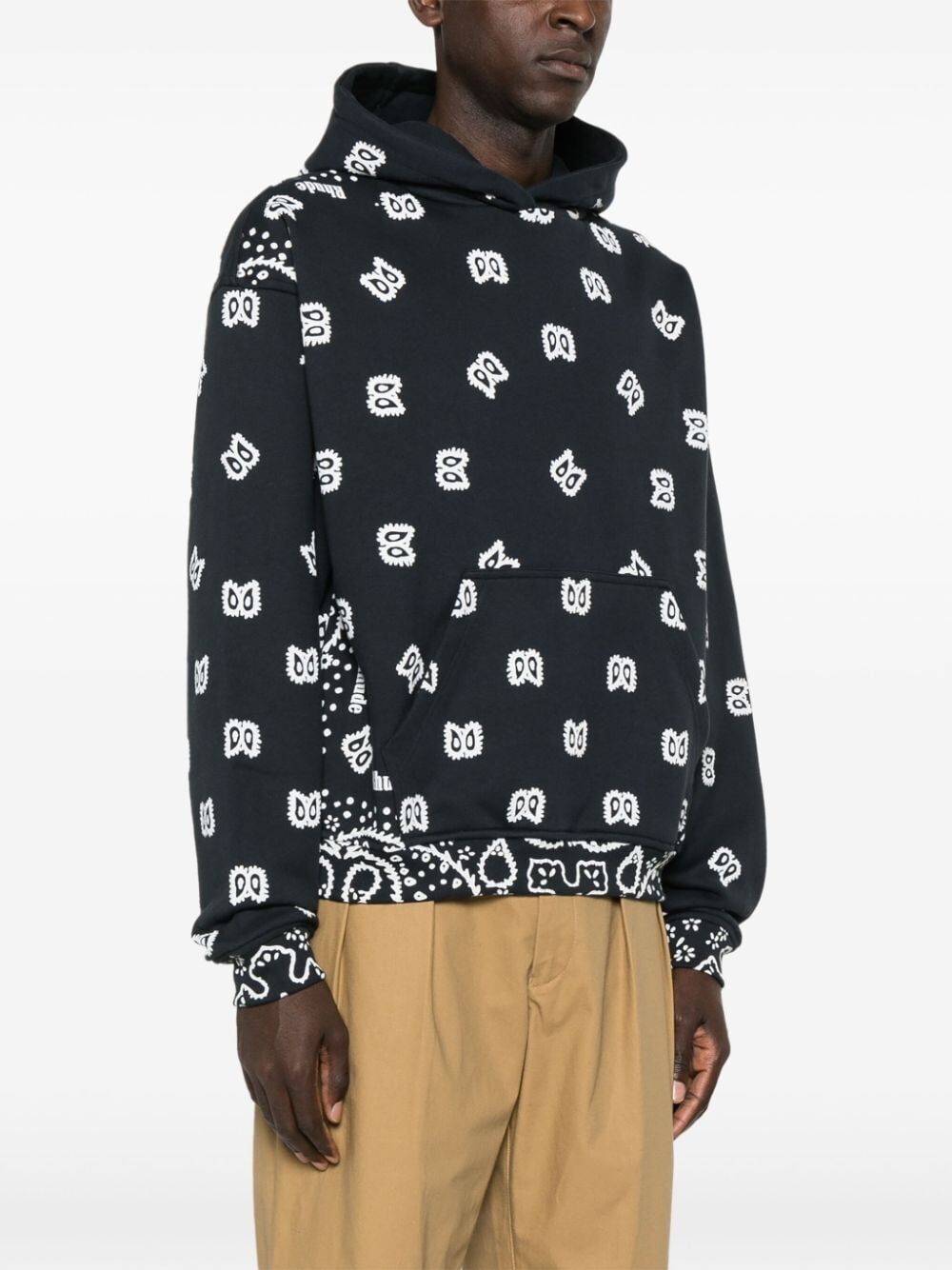 RHUDE-BANDANA PRINT HOODIE-