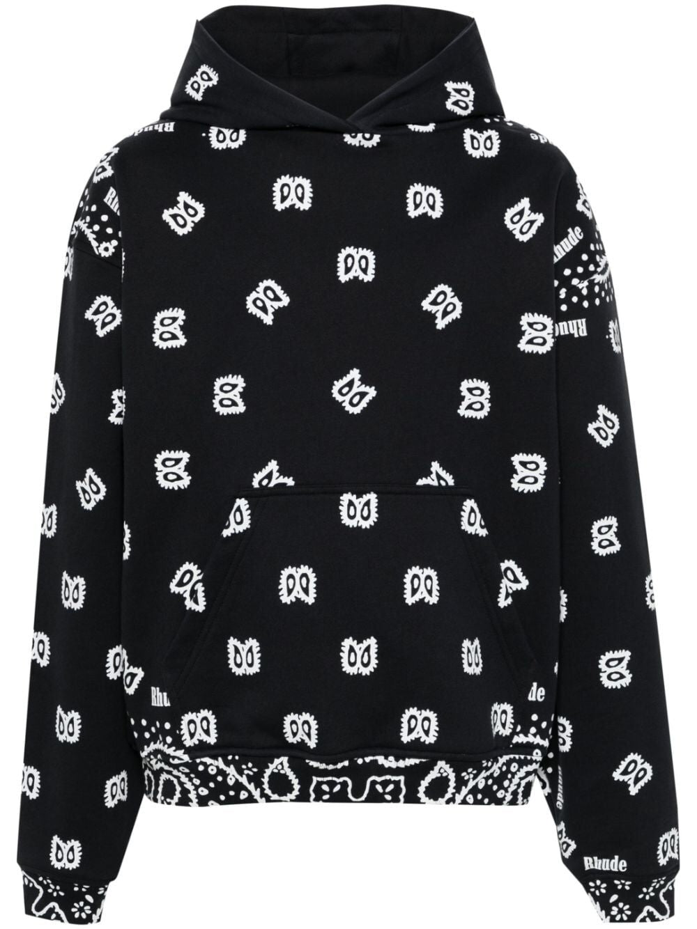 RHUDE-BANDANA PRINT HOODIE-