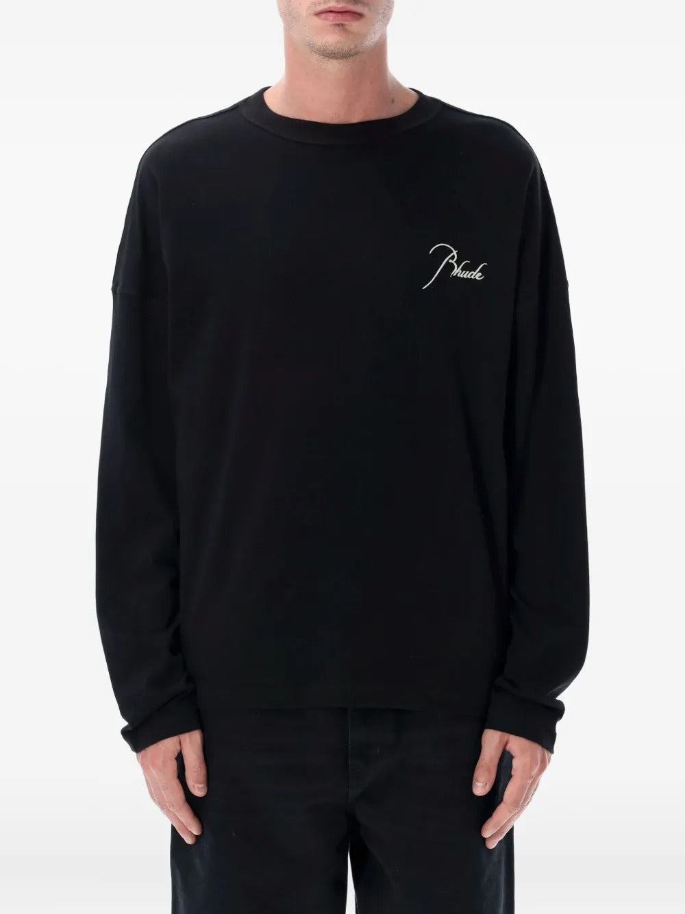 RHUDE-CLASSIQUE REVERSE LS TEE-